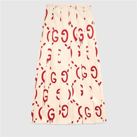 gucci men skirt|Gucci swan skirt.